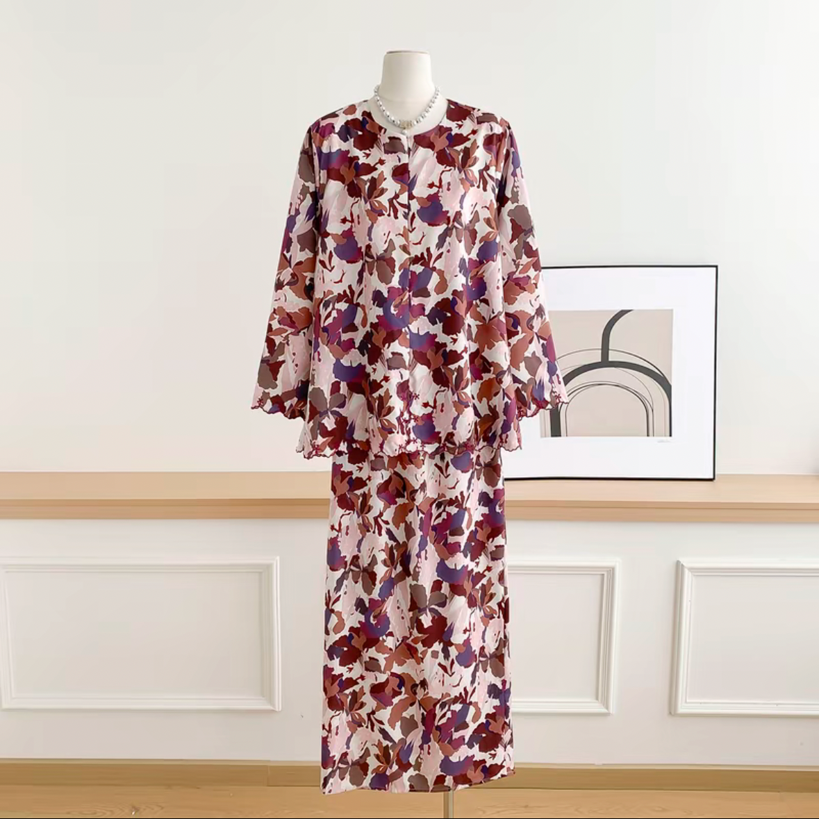 Baisanmy Flowy Kurung Set