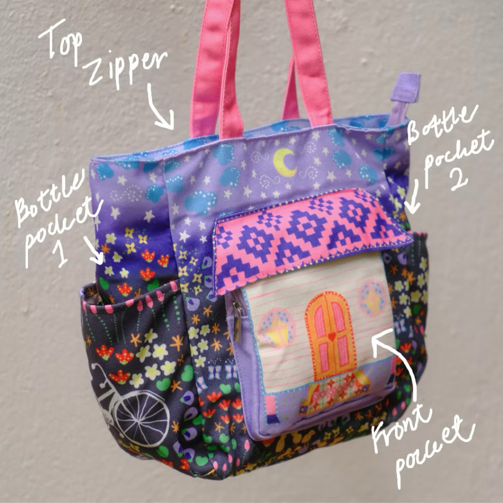 SAFIY Kampung House Canvas Bag