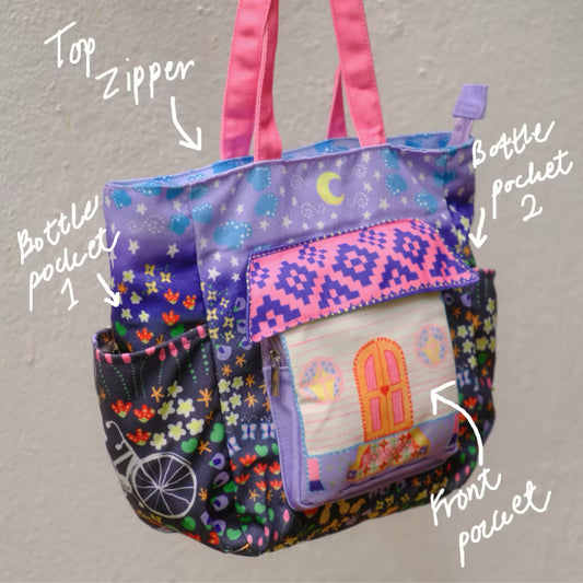 SAFIY Kampung House Canvas Bag