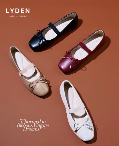 LYDEN Mary Jane Flats with Elastic Strap