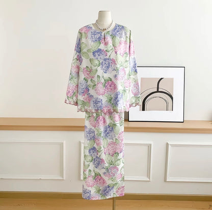 Baisanmy Casual Sulam Kurung Set