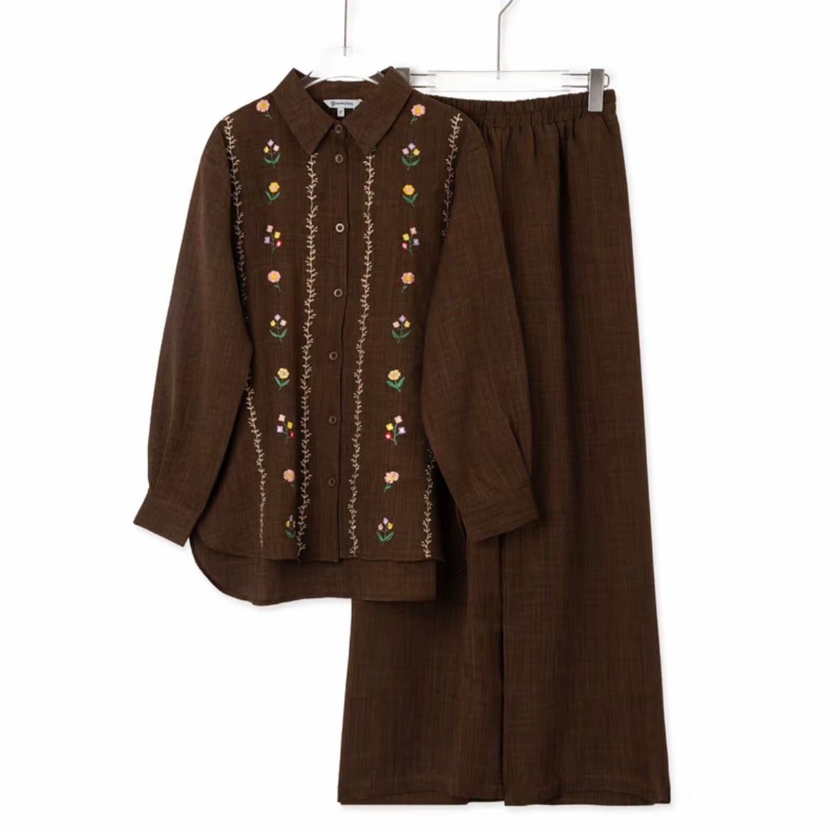 YM Kalissa Embroidered Pants Set - FS/PS