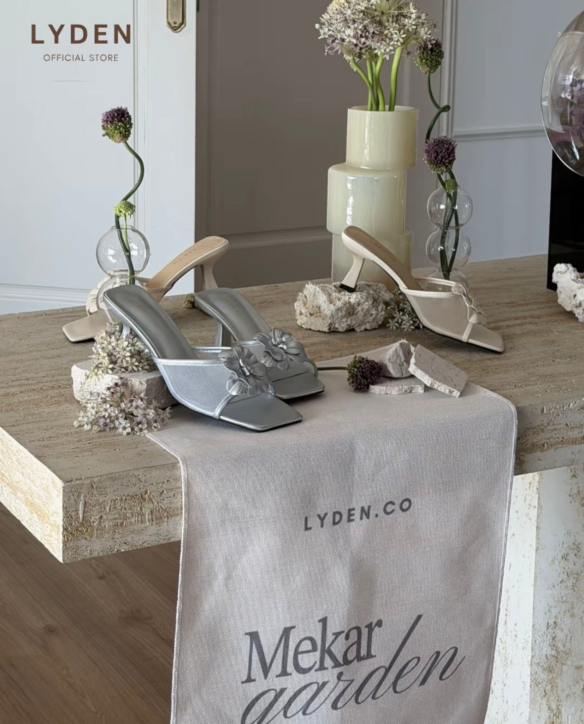LYDEN Mekar Garden 6cm Pump Heels