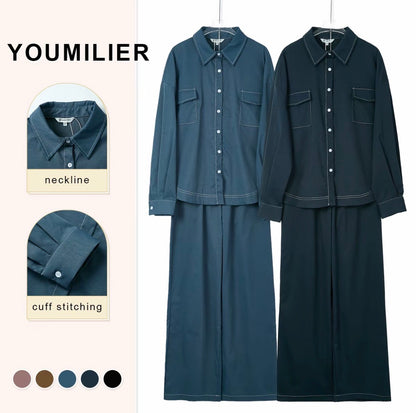 YM Riley Pants Set - Free/Plus Size