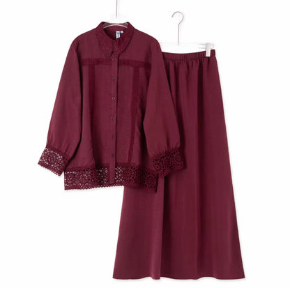 YM Elira Lace Skirt Set - FS/PS