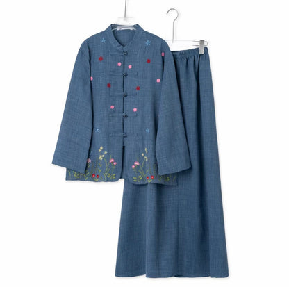 YM Nana Embroidered Skirt Set - FS/PS
