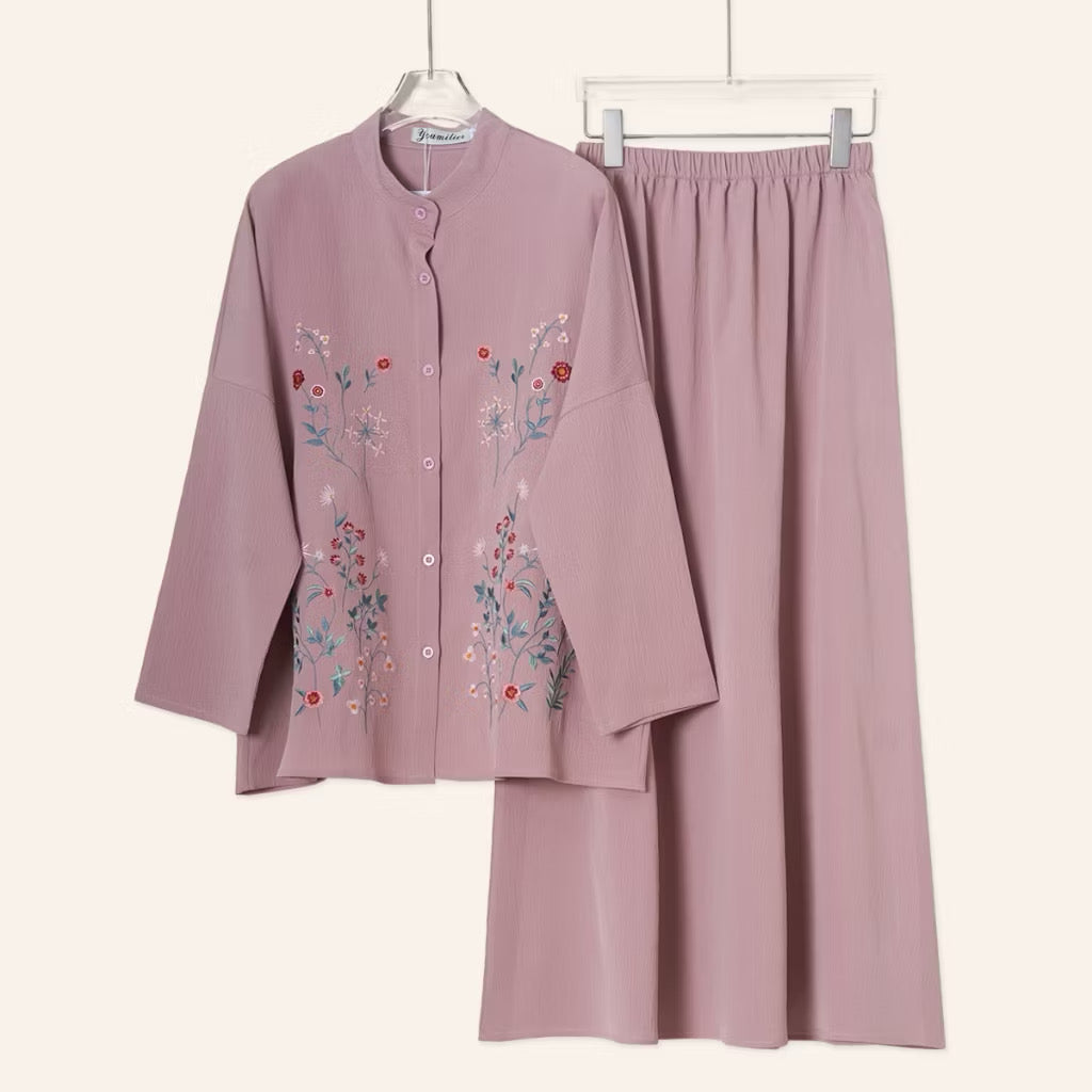 YM Diana Set (Blouse & Skirt)