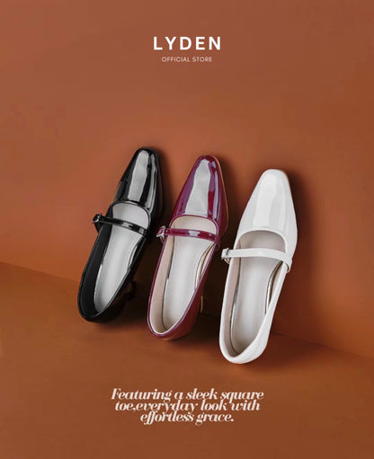 LYDEN Mary Jane Pointed Heels 6cm