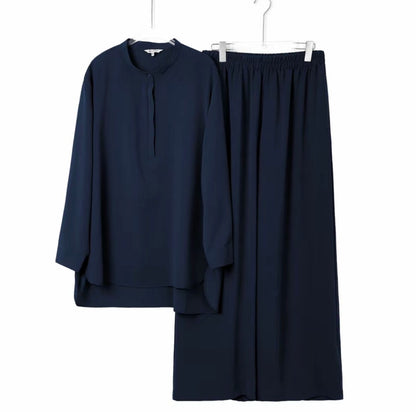 YM Damia Pants Set - Free/Plus Size