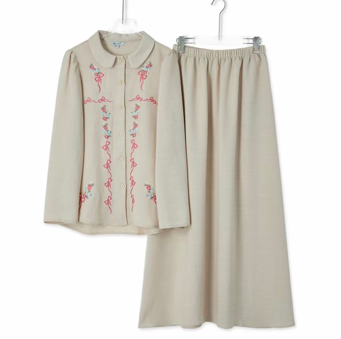 YM Miranda Embroidered Skirt Set - FS/PS
