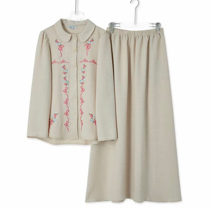 YM Miranda Embroidered Skirt Set - FS/PS