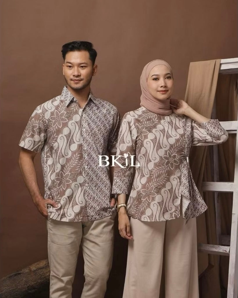 Modern Batik Cotton Top/Blouse