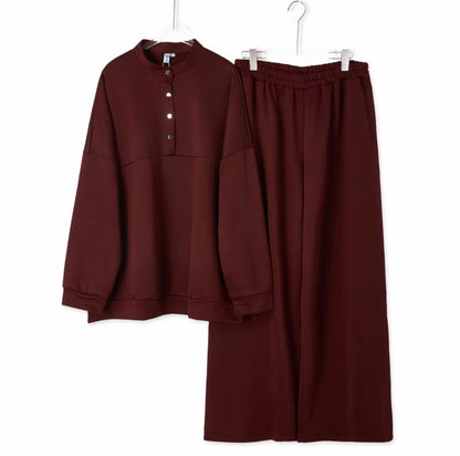 YM Oversized Unisex Snap Pant Set - FS/PS