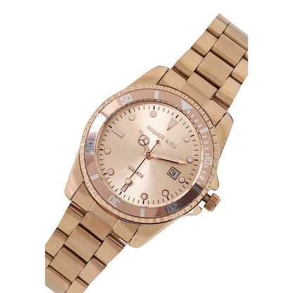Milliot & Co Victoria Stainless Steel Strap Watch