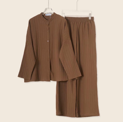 YM Hanami Set (Blouse & Pants) - Free Size/Plus Size