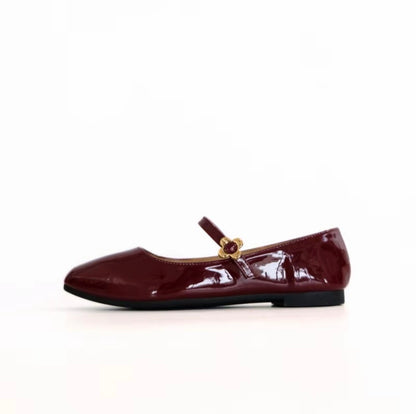 LYDEN Le Flowers Mini Flats with Strap