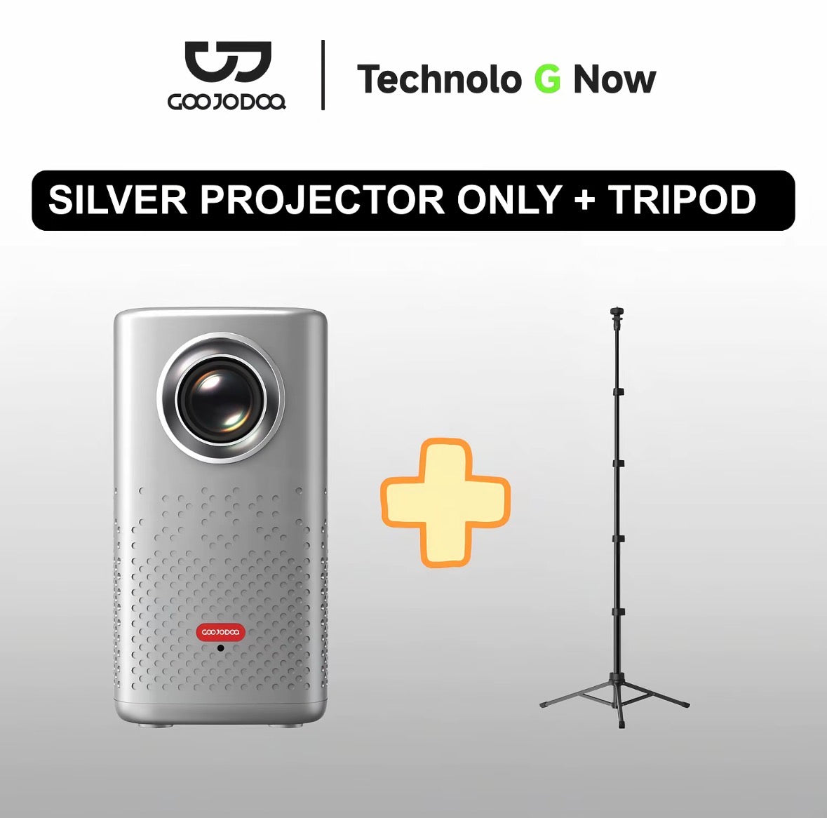 GJDQ AC1091 Portable Projector (Silver)