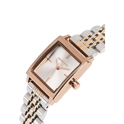 Milliot & Co Sima Leather/Steel Analog Watch