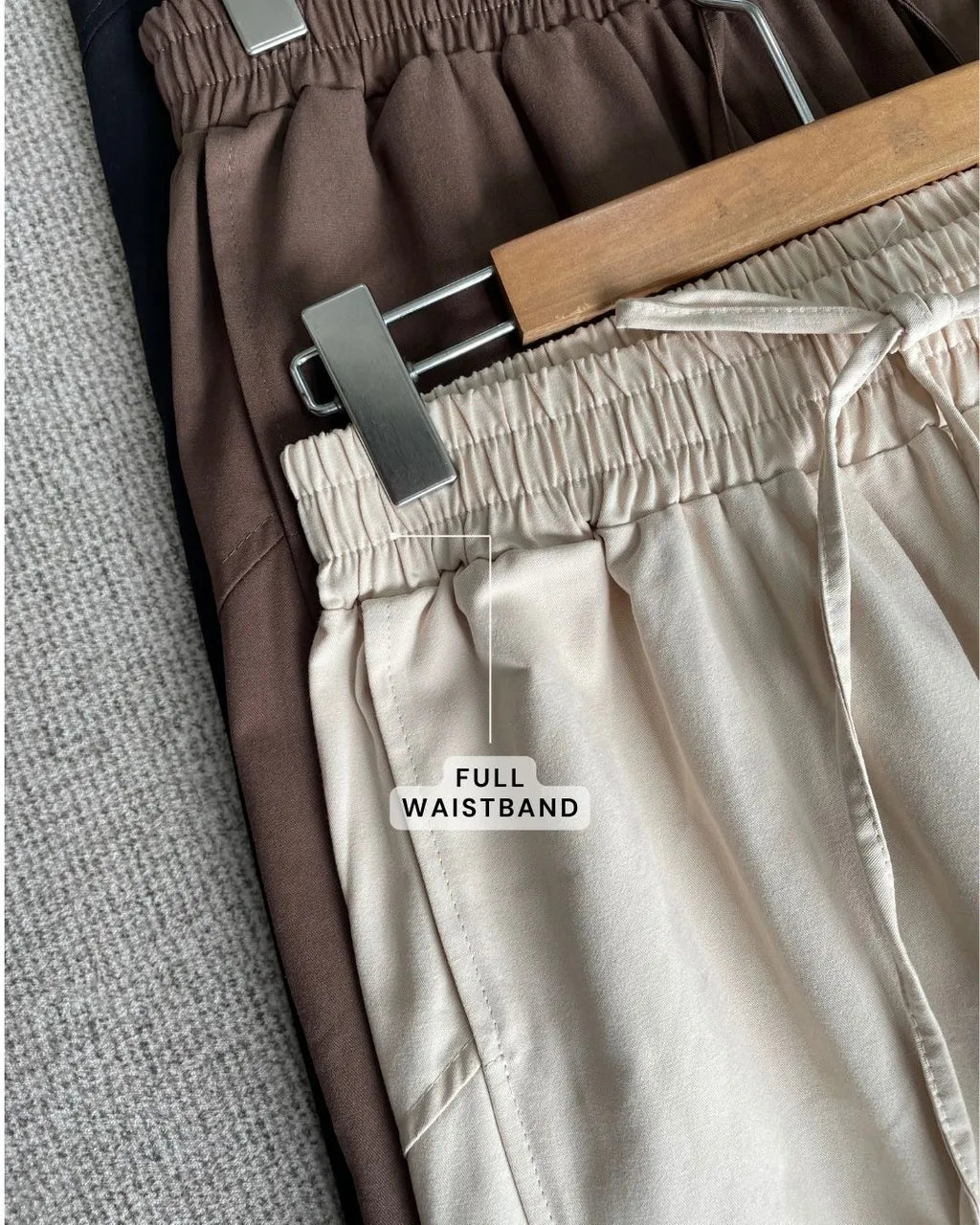 HW Qisha Cotton Straight Cut Palazzo Long Pants