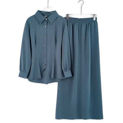 YM Azera Skirt Set - M-2XL