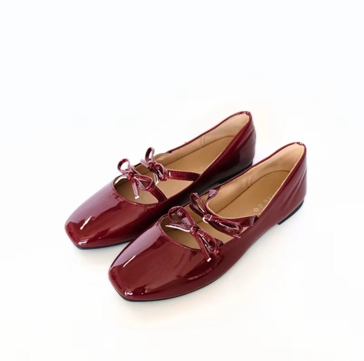 LYDEN Mary Jane Bow and Jane Flats
