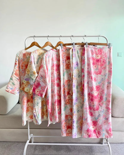 HW Harum Shimmer Satin Kurung With Pario Set