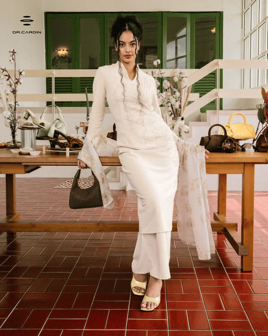 Dr Cardin [The Raya Table Collection] Women Dumpling Weave Sling Bag / Suede / Faux Leather BG-868