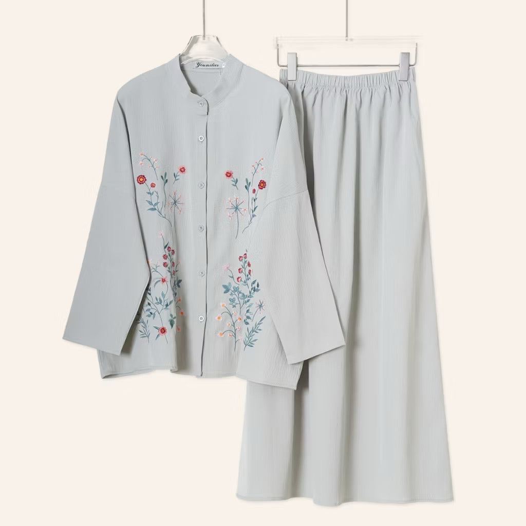 YM Diana Set (Blouse & Skirt)