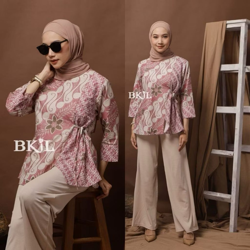 Modern Batik Cotton Top/Blouse