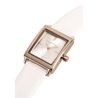 Milliot & Co Sima Leather/Steel Analog Watch