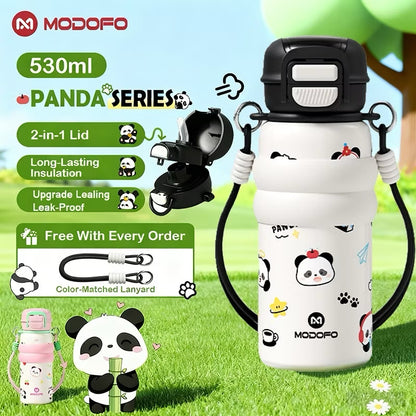 MDF  Kids Tumbler Thermos With Straw Bottle 18oz/530ml