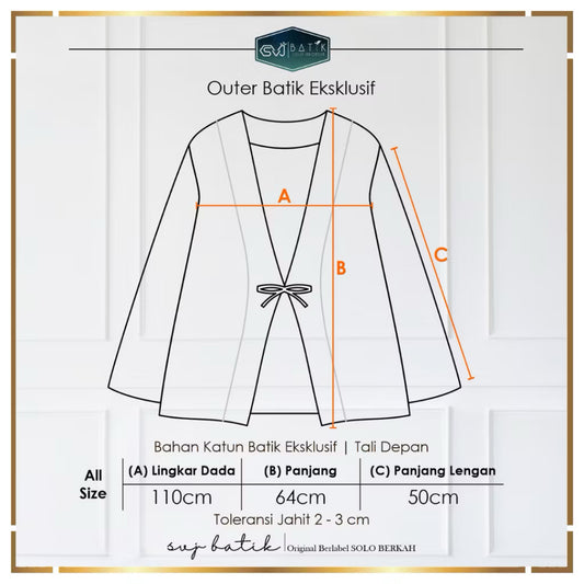 Batik Outer Cardigan