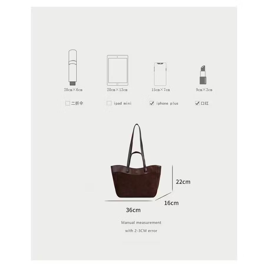 NUNU Natalie Suede Bag
