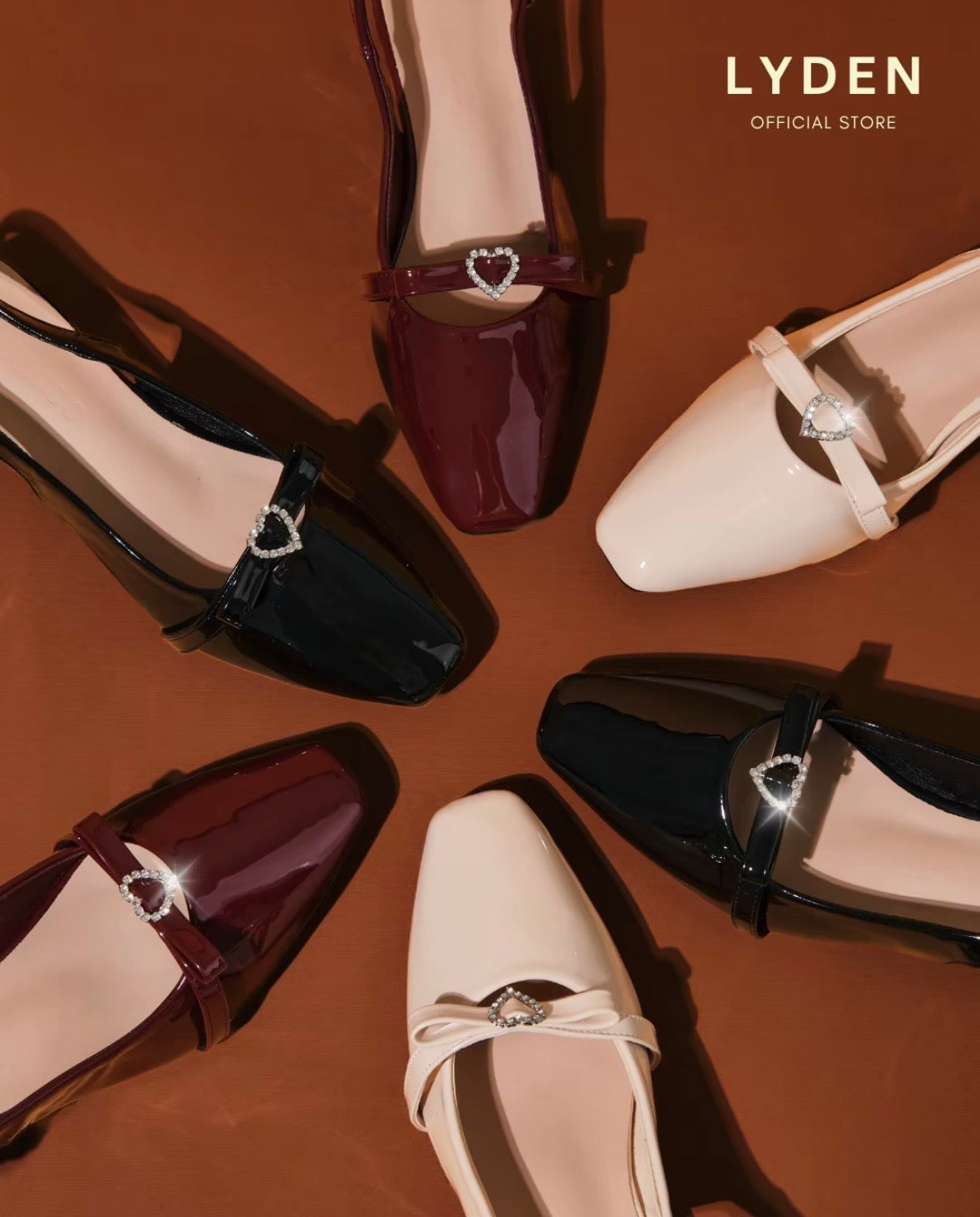 LYDEN Lovienne Glossy Heels