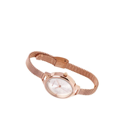 Milliot & Co Valerie Mesh Strap Analog Watch with Bangle Set
