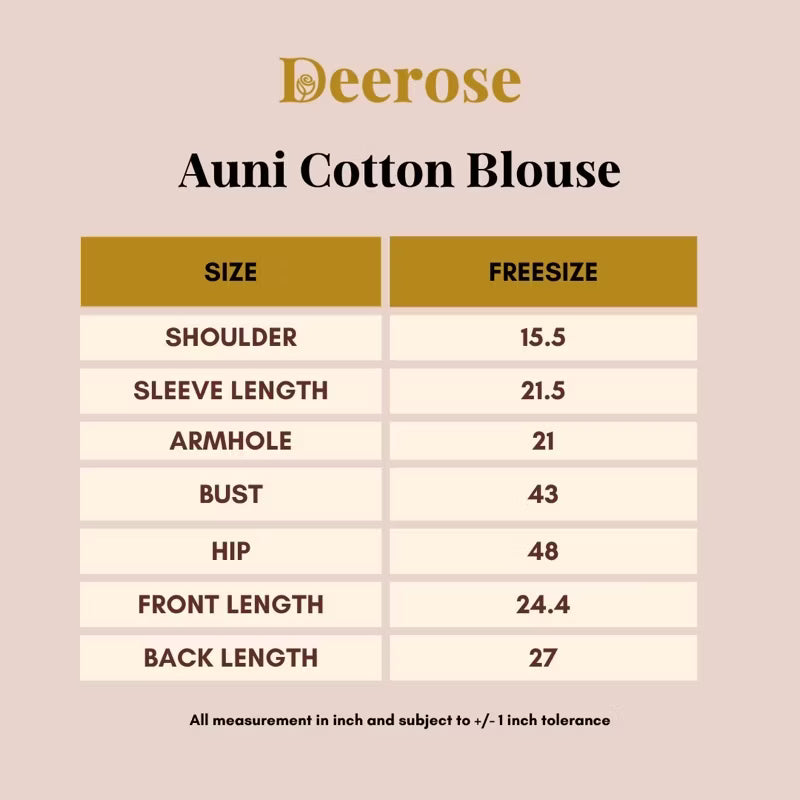 DEEROSE Auni Cotton Blouse