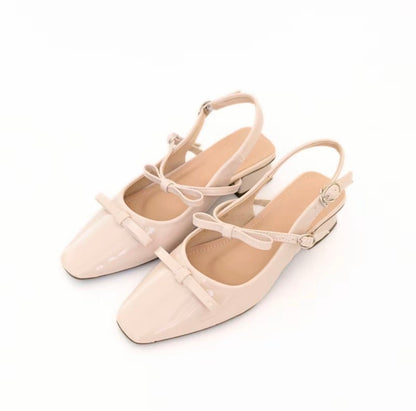LYDEN Mary Jane Bow and Jane 4cm Pump Heels Series