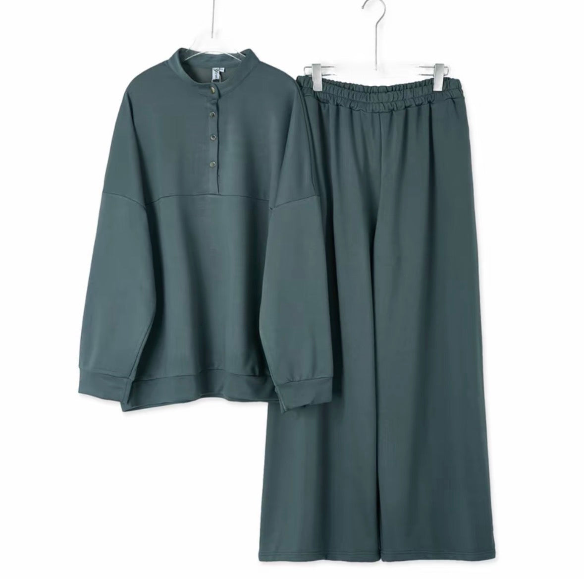 YM Oversized Unisex Snap Pant Set - FS/PS
