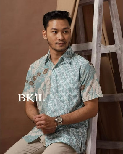 Modern Batik Cotton Top/Blouse