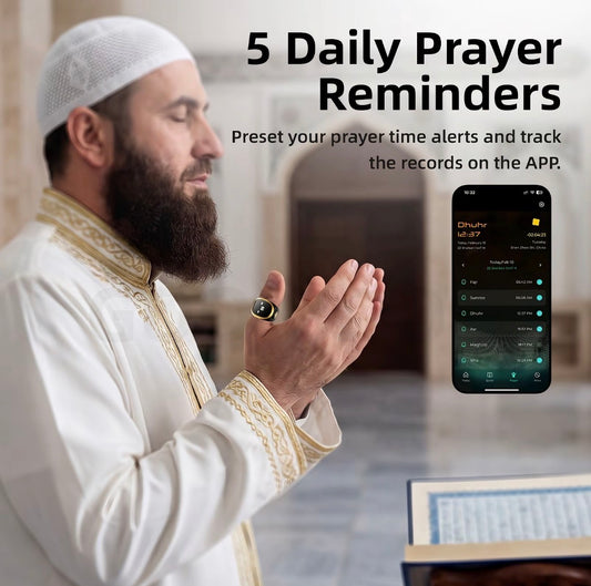 GJDQ Smart Digital Tasbih Ring