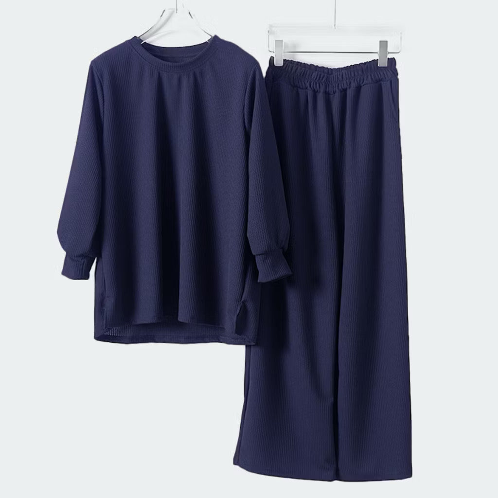 YM Sweatshirt Set (Blouse & Pants) - Free Size / Plus Size