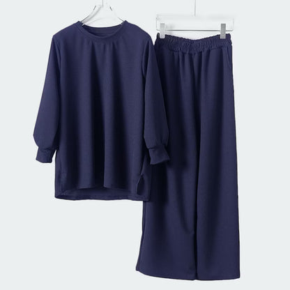 YM Sweatshirt Set (Blouse & Pants) - Free Size / Plus Size