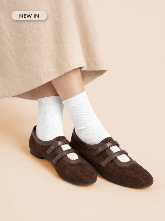 H2U Voline Suede Flats