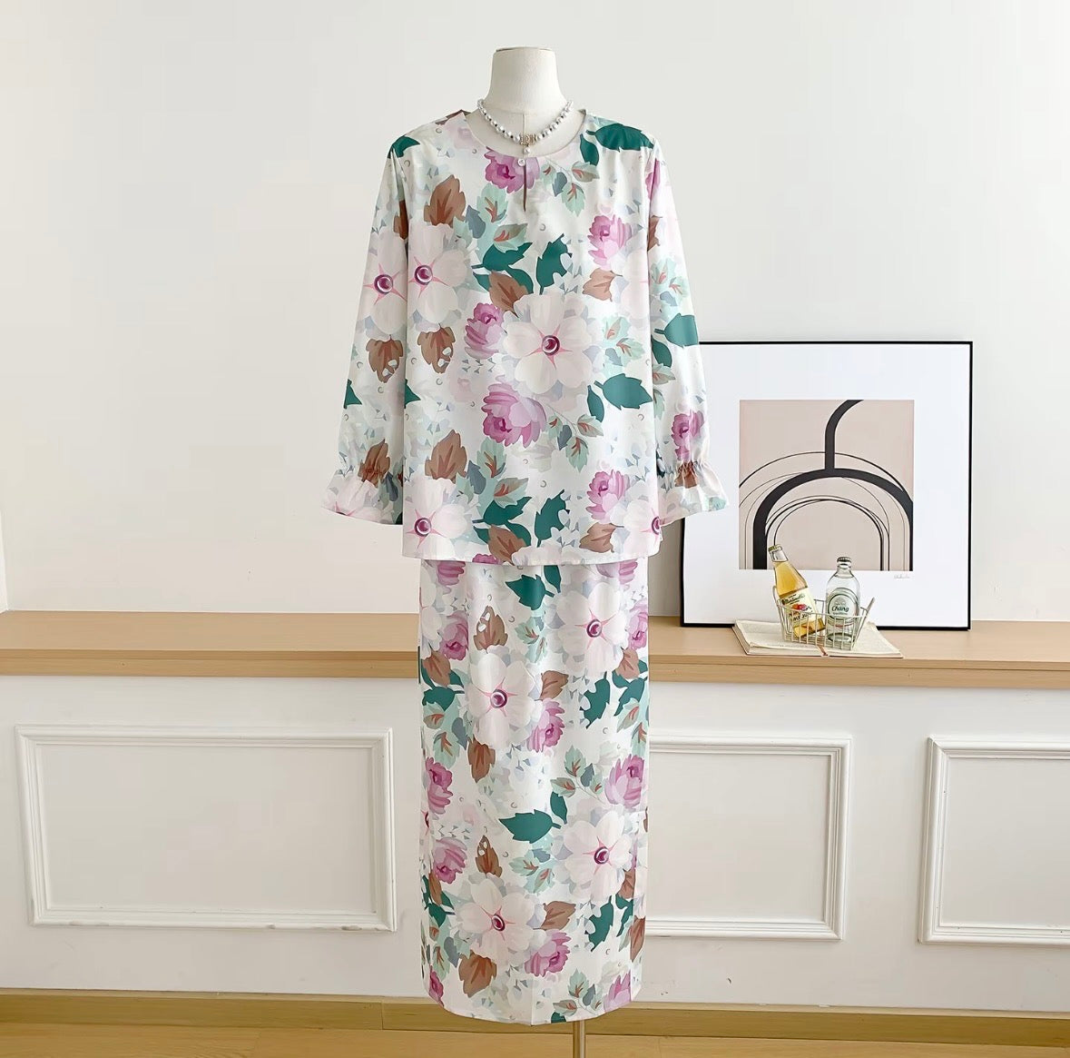 Baisanmy Relaxed Kurung Set