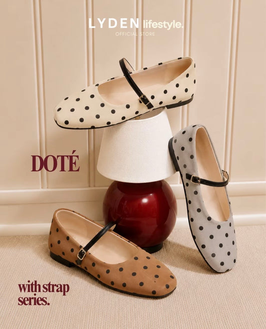 LYDEN Doté Strap Flats