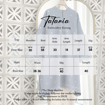 ABC Tatania Embroidery Kurung Set