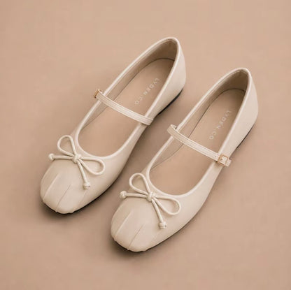 LYDEN Mary Jane Ballet Knot Strap Flats