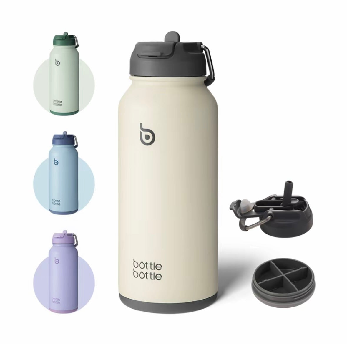 BOTTLE BOTTLE (32oz) Tumbler with Pill Storage Box