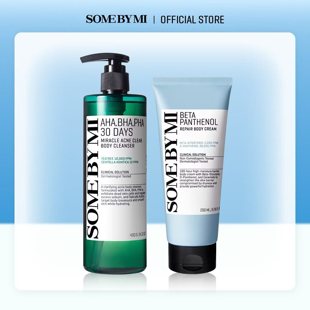 SBM Body Duo Care Set (Miracle Body Cleanser 400g + Beta Body Cream 200ml)