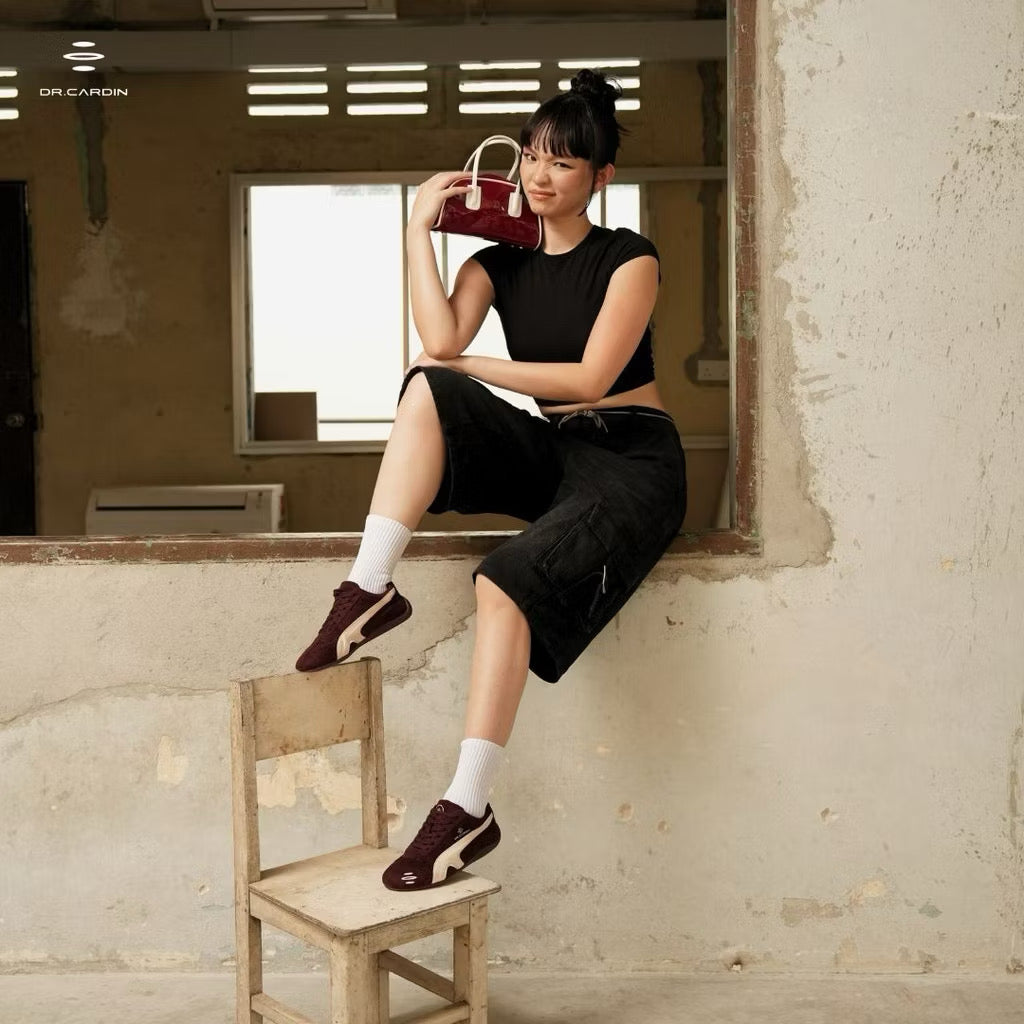 Dr Cardin Women Laced Up Sneakers